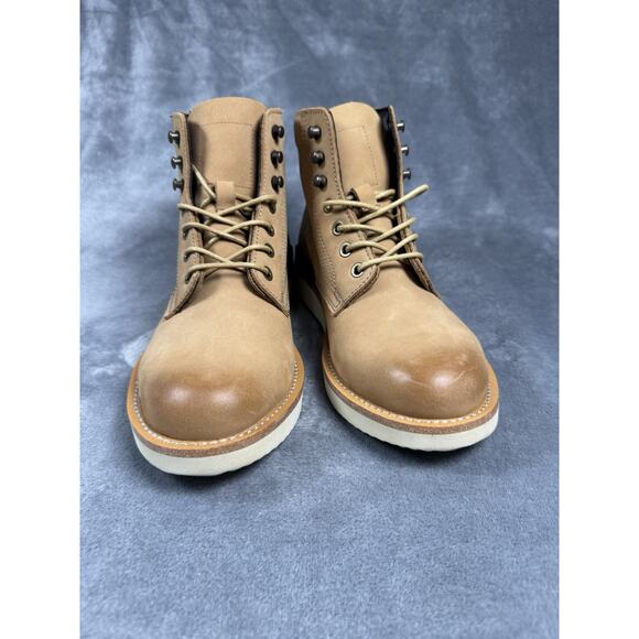 TAFT Leather Boots Mens Size 7.5 LaceUp Cap Toe Casual Dress Workwear Style - Picture 3 of 13